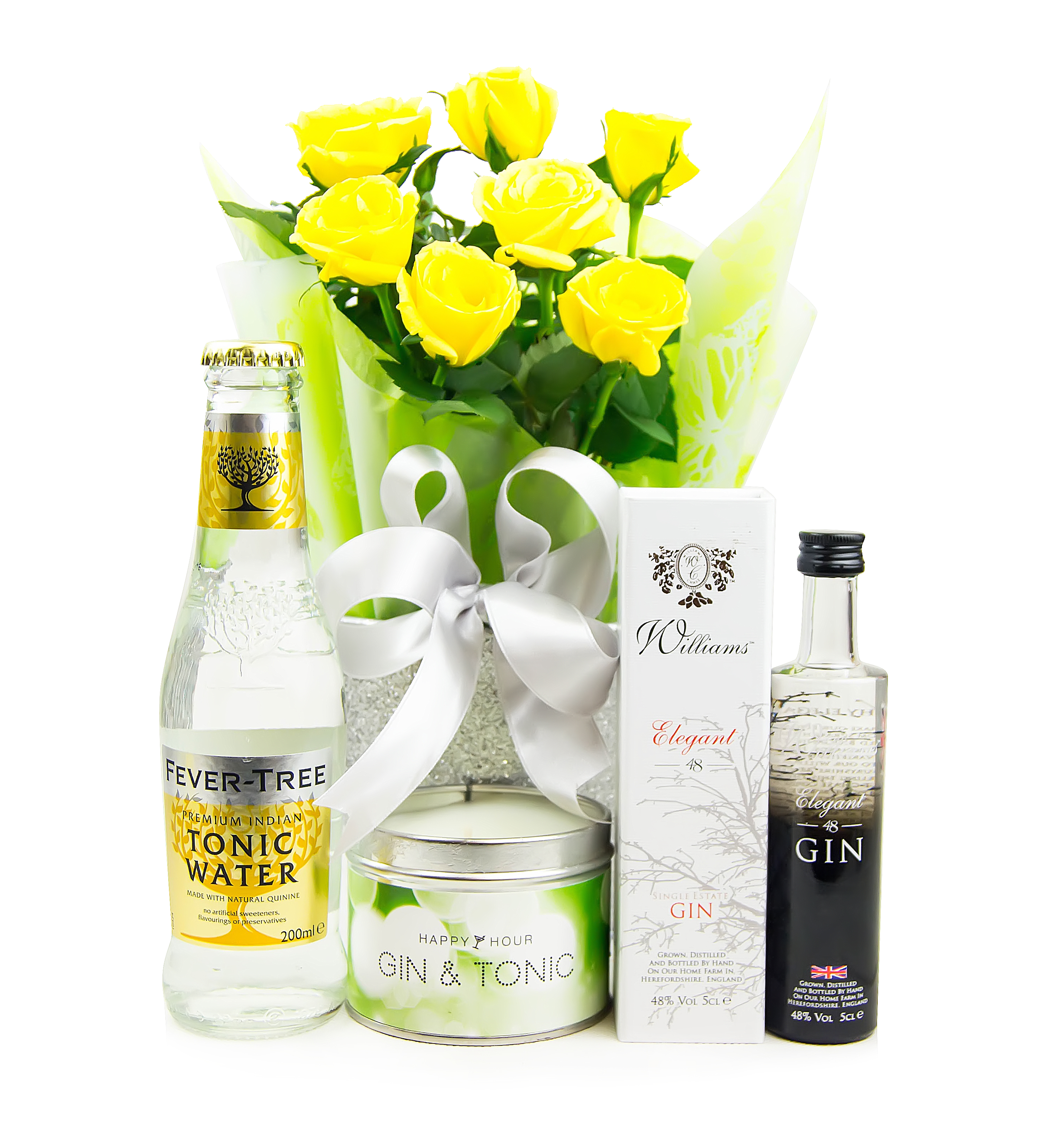 Gin and Roses B&M Flowers