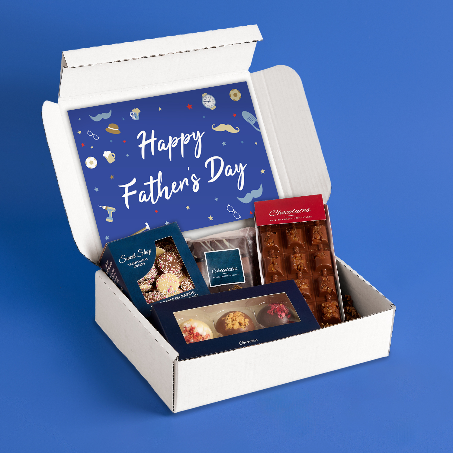 Dad's Colourful Carnival Chocolate Galore Gift B&M Flowers