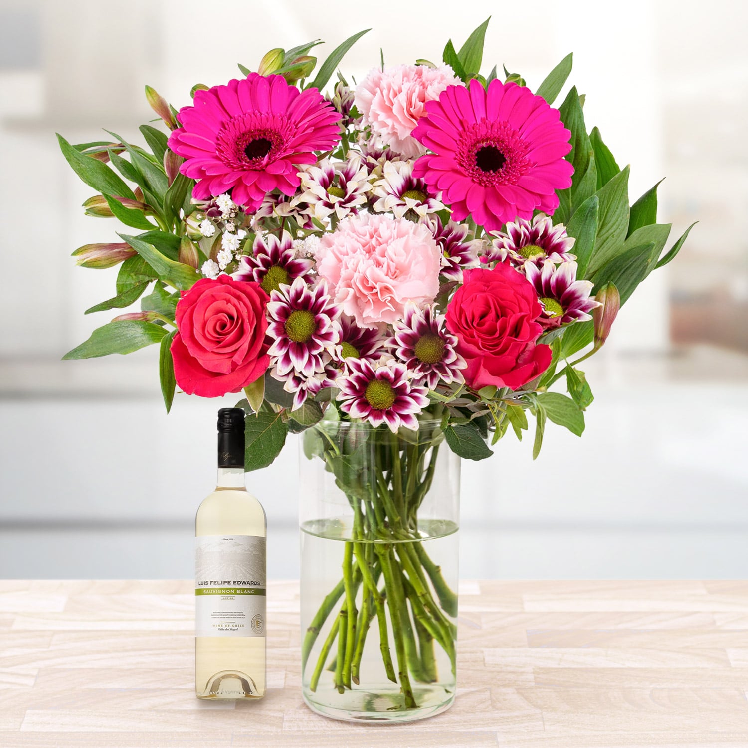 Mystic Medley White Wine Gift | B&M Flowers