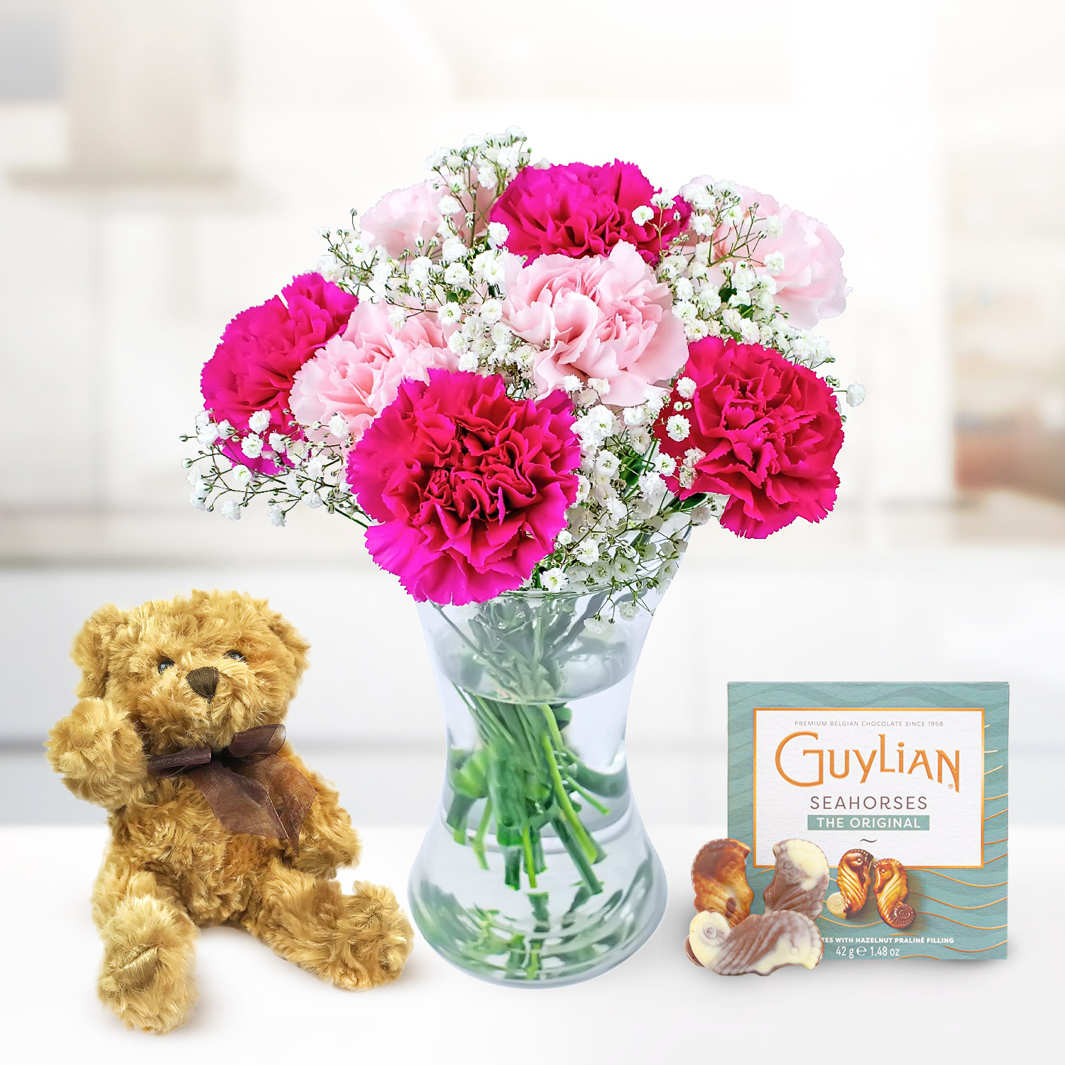Charming Carnations Gift B&M Flowers