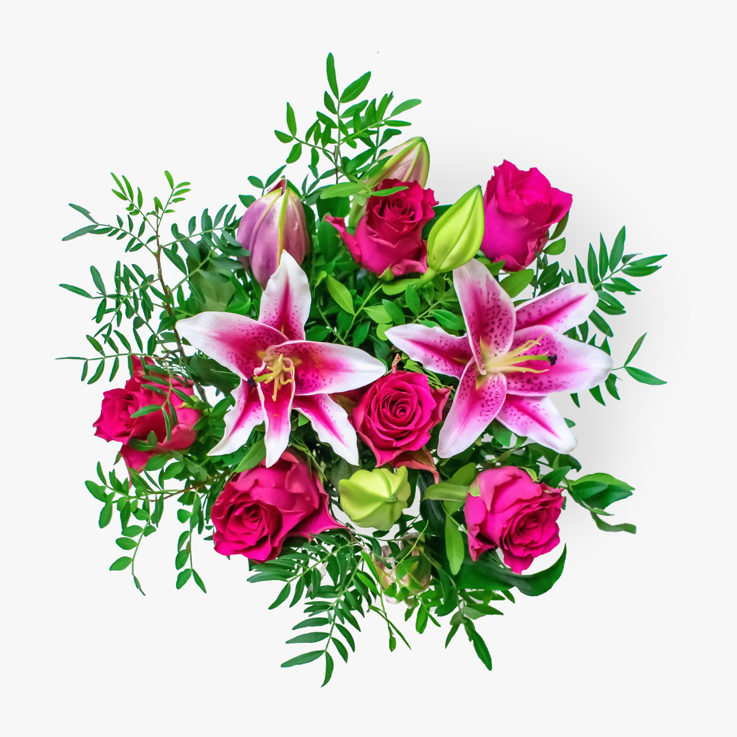 Budding Cerise B&M Flowers